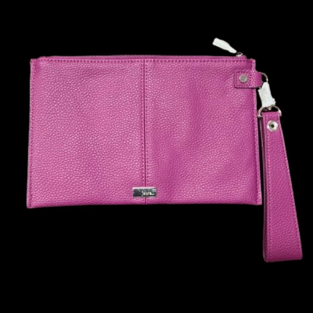 NWOT Jewell by Thirty-One 31 Wristlet Wallet Fuchsia Pebble Finish